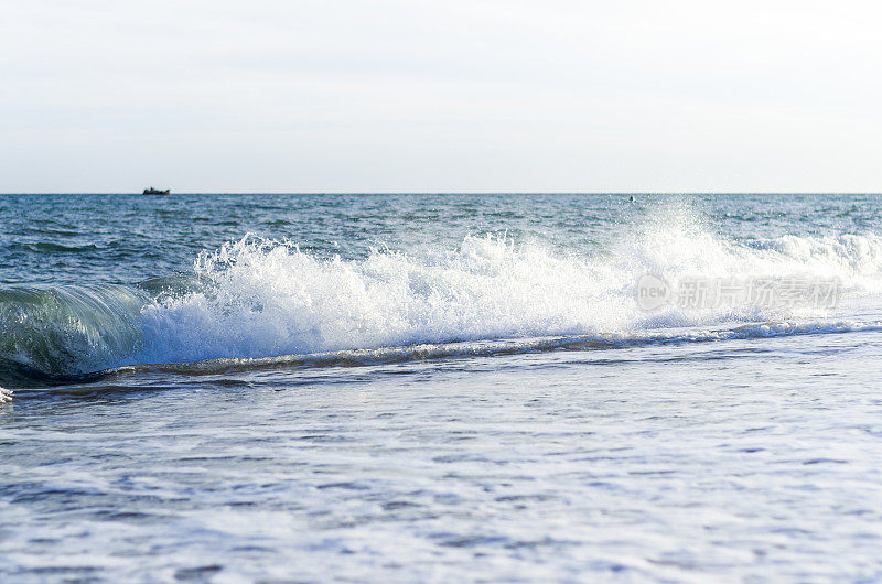 Maresme costa brava西班牙海浪日落HHS